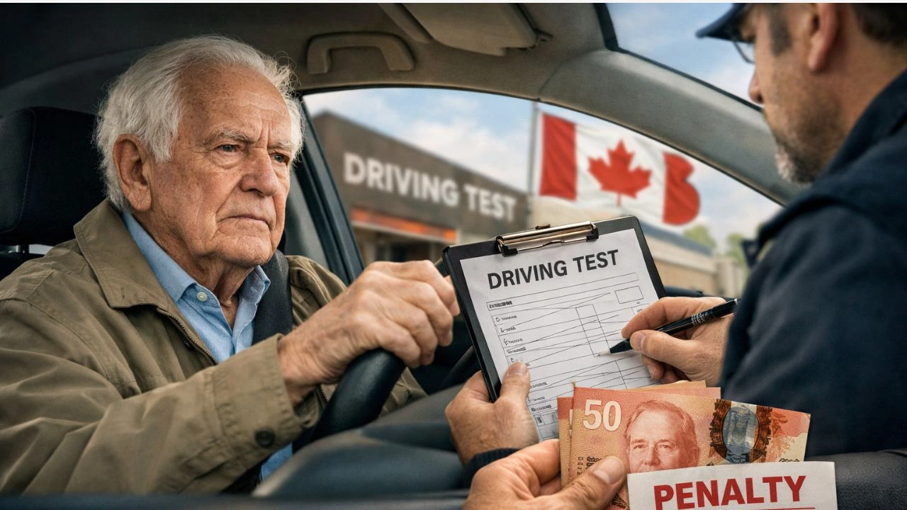 Canada updates driving tests for seniors 60+ with $180 penalties nationwide