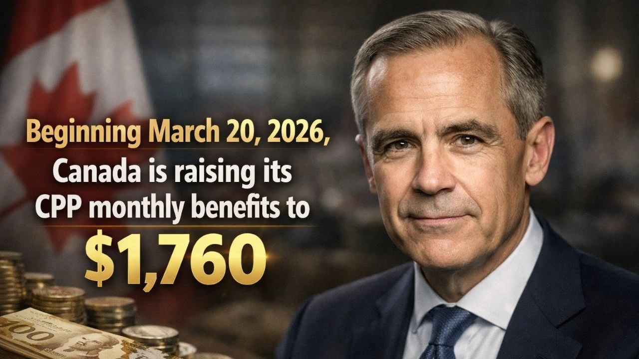 Beginning March 20, 2026, Canada is raising its CPP monthly benefits to $1,760
