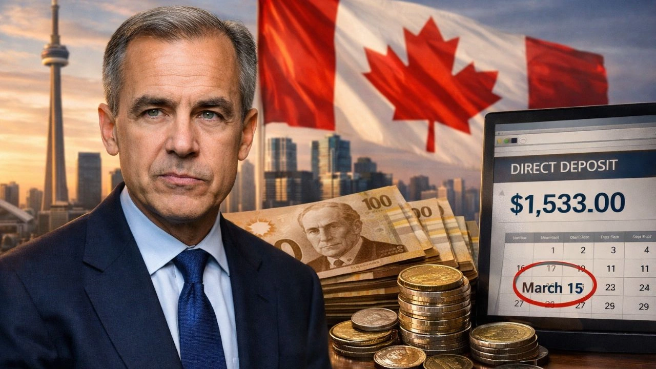 Mark Carney Announces $1,533 CPP Payment for March 2026 With Direct Deposit Set for March 15